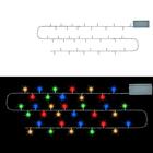 Luzes De Natal 15 Leds 2m 8 Funções Decoração À Pilha