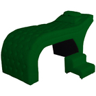 Maca Estética Detalhe Em Capitonê 70cm Suede Cores - Ds Estof