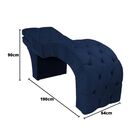 Maca Estética Estofada Reclinável Ergonômica Spa Suede Yara A