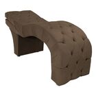 Maca Estética Estofada Reclinável Ergonômica Spa Suede Yara M