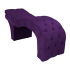 Maca Estética Estofada Reclinável Ergonômica Spa Veludo Yara