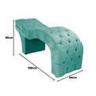 Maca Estética Estofada Reclinável Ergonômica Suede Eliana Azu