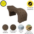 Maca Estética Estofada Reclinável Ergonômica Suede Eliana Mar