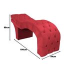 Maca Estética Estofada Reclinável Ergonômica Suede Eliana Ver