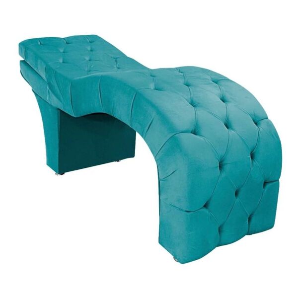 Maca Estética Estofada Reclinável Ergonômica Suede Ludmilla A