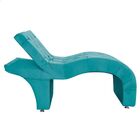 Maca Estética Estofada Reclinável Ergonômica Suede Maraísa Az