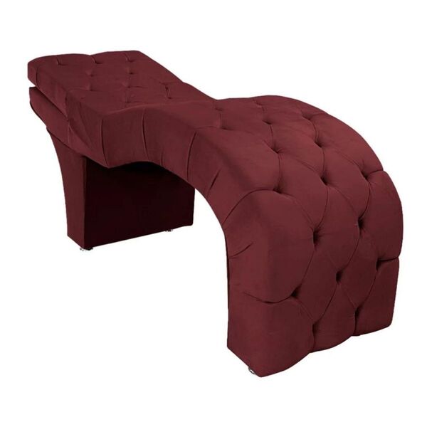 Maca Estética Estofada Reclinável Ergonômica Suede Maraísa Bo