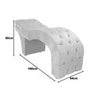 Maca Estética Estofada Reclinável Ergonômica Suede Marilia Br