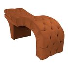 Maca Estética Estofada Reclinável Ergonômica Suede Marilia Te