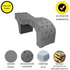 Maca Estética Estofada Reclinável Ergonômica Suede Vanessa Ci