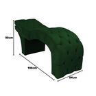 Maca Estética Estofada Reclinável Ergonômica Suede Vanessa Ve