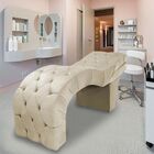 Maca Estética Estofada Reclinável Ergonômica Veludo Eliana Be