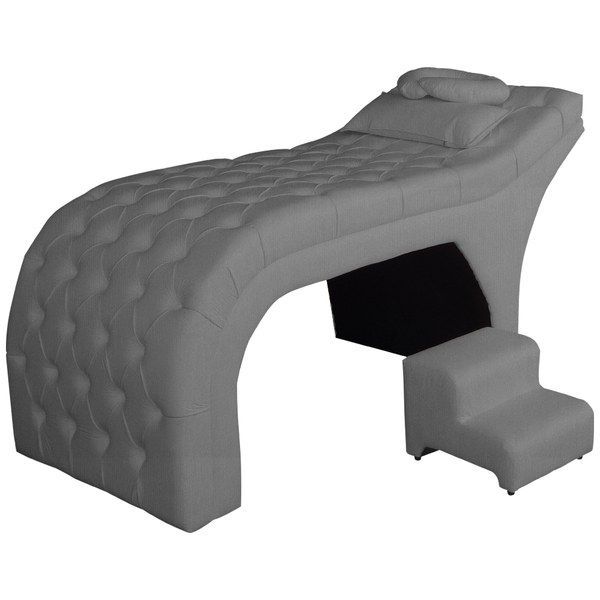 Maca Estética Luxo Suede 60cm Cores - Ds Estofados - Cinza