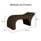Maca Estética Luxo Suede 60cm Cores - Ds Estofados - Marrom