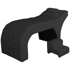 Maca Estética Luxo Suede 60cm Cores - Ds Estofados - Preto