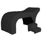 Maca Estética Luxo Suede 60cm Cores - Ds Estofados - Preto