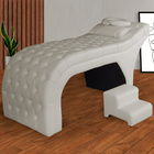 Maca Estofada Capitonê 60cm Corino Cores - Ds Estofados - Bege