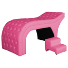 Maca Estofada Capitonê 60cm Corino Cores - Ds Estofados - Pink