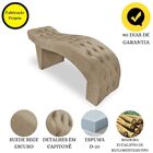 Maca Estofada Capitonê Clínica Salão Estética Suede Eduarda B