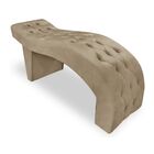 Maca Estofada Capitonê Clínica Salão Estética Suede Eduarda B