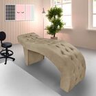 Maca Estofada Capitonê Clínica Salão Estética Suede Eduarda B