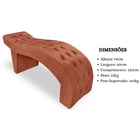 Maca Estofada Capitonê Clínica Salão Estética Suede Eduarda C