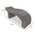 Maca Estofada Capitonê Clínica Salão Estética Suede Eduarda C