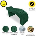 Maca Estofada Capitonê Clínica Salão Estética Suede Eduarda V