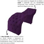 Maca Estofada Capitonê Clínica Salão Estética Suede Marta Roxo