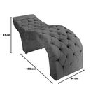 Maca Estofada Capitonê Clínica Salão Estética Veludo Marta Ci