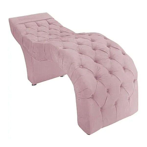 Maca Estofada Capitonê Clínica Salão Estética Veludo Marta Ro