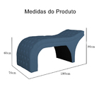 Maca Estofada Em Capitonê Para Clínicas De Estética Veludo Es