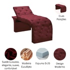 Maca Estofada Estética Cílios Regulável Spa Suede Juliette Bo