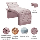 Maca Estofada Estética Cílios Regulável Spa Suede Juliette Ro