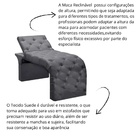 Maca Estofada Estética Cílios Regulável Spa Suede Larissa Cin