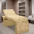 Maca Estofada Estética Cílios Regulável Spa Suede Maitê Bege