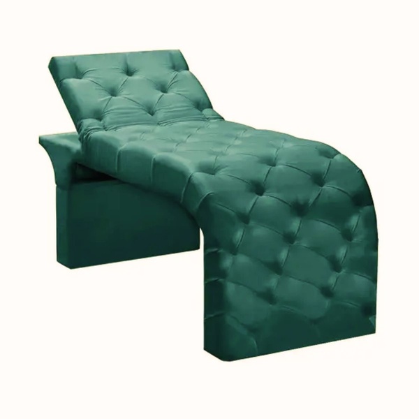 Maca Estofada Estética Cílios Regulável Spa Suede Maitê Verde