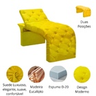 Maca Estofada Estética Cílios Regulável Spa Suede Valentina A