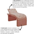 Maca Estofada Estética Cílios Regulável Spa Suede Valentina C