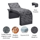 Maca Estofada Estética Cílios Regulável Spa Suede Valentina C