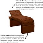 Maca Estofada Estética Cílios Regulável Spa Suede Valentina T