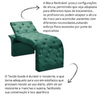 Maca Estofada Estética Cílios Regulável Spa Suede Valentina V