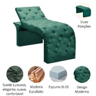 Maca Estofada Estética Cílios Regulável Spa Suede Valentina V