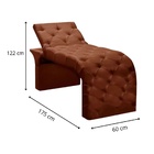 Maca Estofada Estética Cílios Regulável Spa Veludo Ana Clara