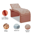 Maca Estofada Estética Cílios Regulável Spa Veludo Ana Clara