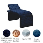 Maca Estofada Estética Cílios Regulável Spa Veludo Juliette A