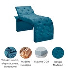 Maca Estofada Estética Cílios Regulável Spa Veludo Juliette A