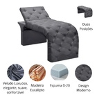 Maca Estofada Estética Cílios Regulável Spa Veludo Larissa Ci