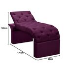 Maca Estofada Estética Cílios Regulável Spa Veludo Maitê Roxo