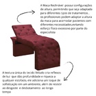 Maca Estofada Estética Cílios Regulável Spa Veludo Valentina